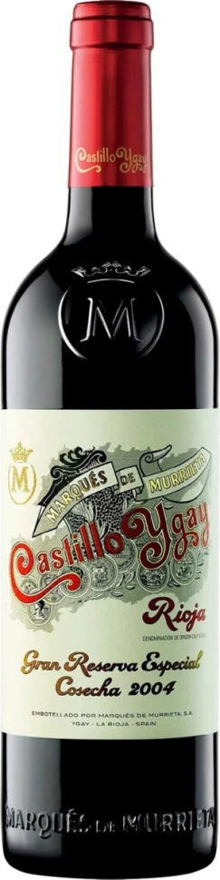 Вино Marques de Murrieta, Castillo Ygay Gran Reserva Especial, 2004