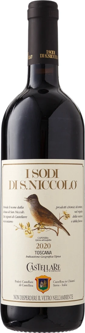 Вино Castellare di Castellina, I Sodi di San Niccolo, Toscana IGT, 2020