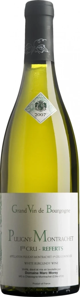 Вино Domaine Marc Morey &amp; Fils Puligny Montrachet 1er Cru Les Referts AOC 2007