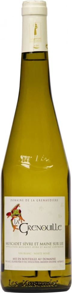 Вино Domaine de la Grenaudiere, La Grenouille, Muscadet de Sevre et Maine Sur Lie AOC, 2018