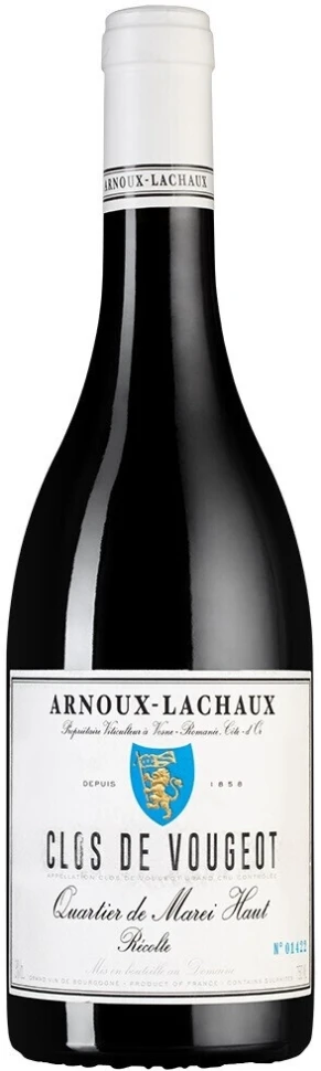 Вино Domaine Arnoux-Lachaux, Clos de Vougeot Grand Cru Quartier de Marei Haut AOC, 2019