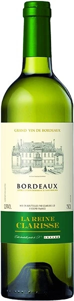 Вино "La Reine Clarisse" Blanc, Bordeaux AOC, 2016