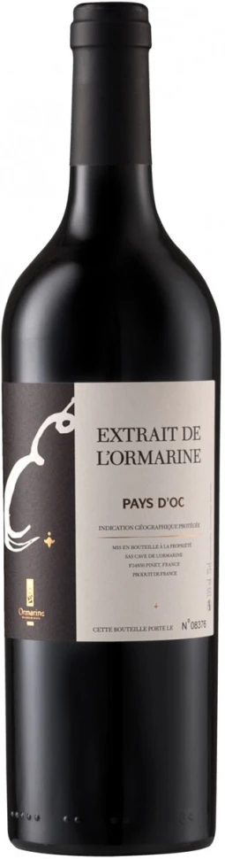 Вино Ormarine, Extrait de L'Ormarine Pays d'Oc IGP, 2015