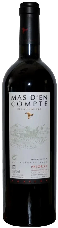 Вино Celler Cal Pla, Mas D'en Compte, Priorat DOQ, 2002