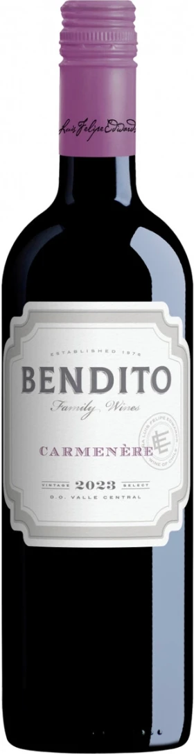 Вино Bendito Carmenere, Valley Central DO, 2023, 0.75 л