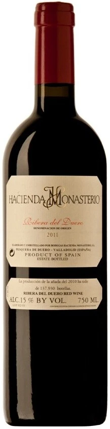 Вино Hacienda Monasterio, Crianza, Ribera del Duero DO, 2011