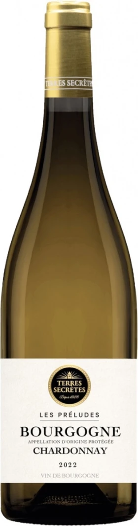 Вино Terres Secretes, Les Preludes Chardonnay, Bourgogne AOC, 2022