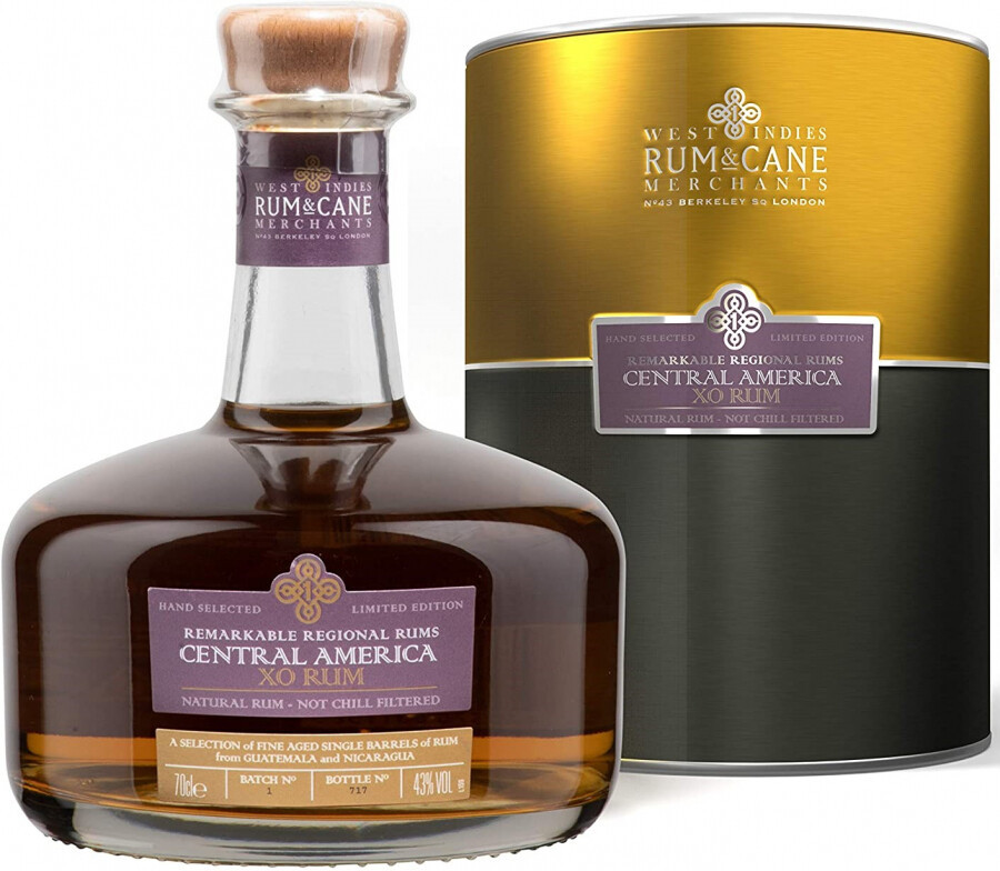 Ром Rum & Cane Merchants Central America XO in tube 0.7 л