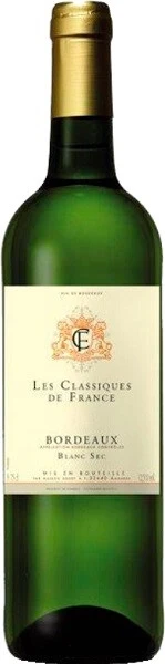 Вино Maison Bouey, Les Classiques de France Blanc, Bordeaux AOC, 2020