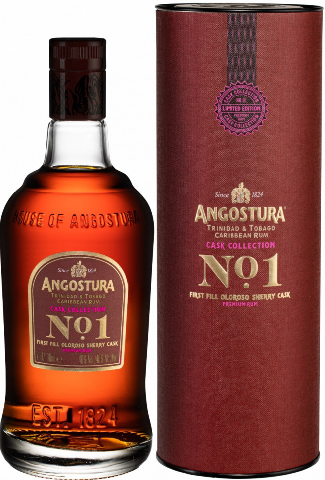 Ром Angostura Cask Collection №1 gift tube 0.7 л