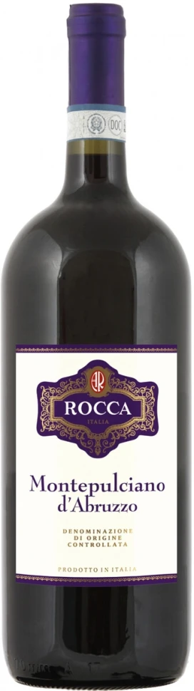 Вино Rocca Montepulciano d'Abruzzo DOC, 1.5 л
