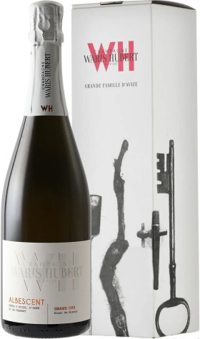 Шампанское Waris Hubert Albescent Grand Cru Blanc de Blanc Champagne AOC gift box