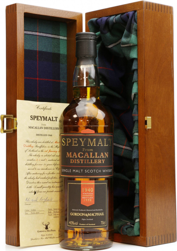 Виски Speymalt from Macallan 1940 700 мл