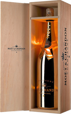 Шампанское Moet &amp; Chandon Brut Imperial Special Edition Bright Night wooden box 3 л