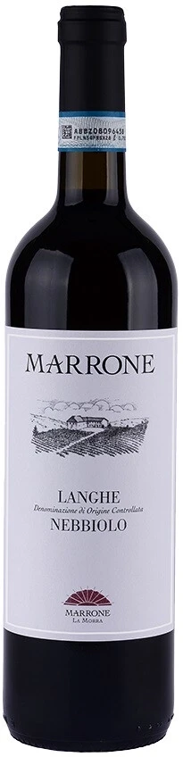 Вино Famiglia Marrone, Nebbiolo, Langhe DOC, 2022