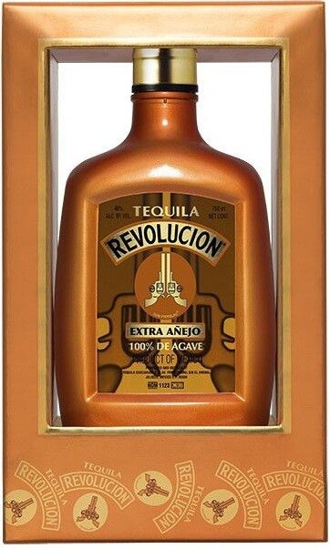 Текила Revolucion Extra Anejo gift box 0.7 л