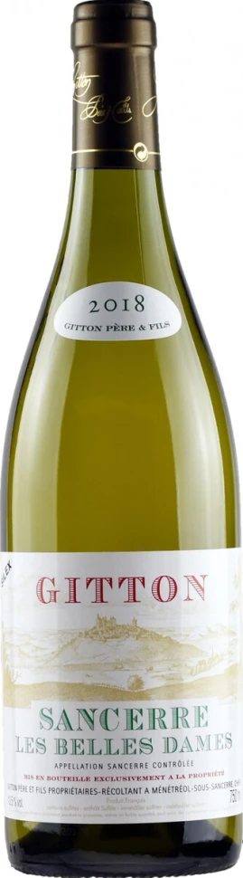 Вино Gitton Pere & Fils, Les Belles Dames, Sancerre AOC, 2018