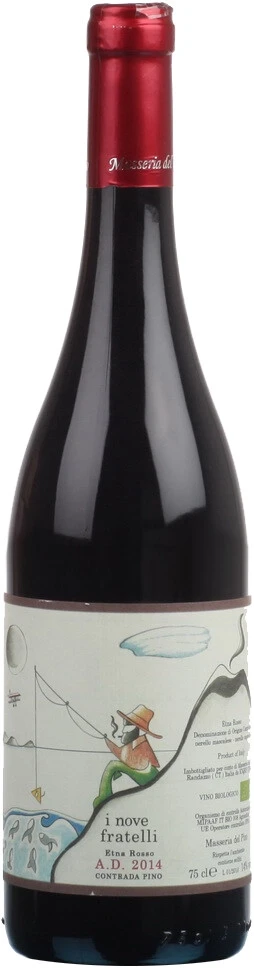 Вино Masseria del Pino, I Nove Fratelli Etna Rosso DOC, 2014