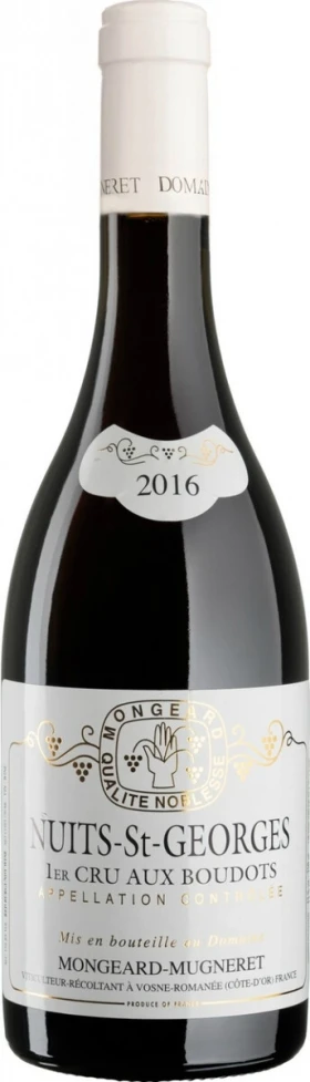 Вино Domaine Mongeard-Mugneret, Nuits-St-Georges 1er Cru Aux Boudots AOC, 2016