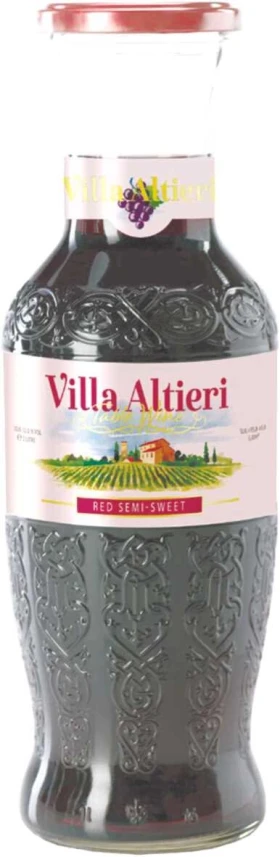 Вино Villa Altieri Red Semi-Sweet, 1 л