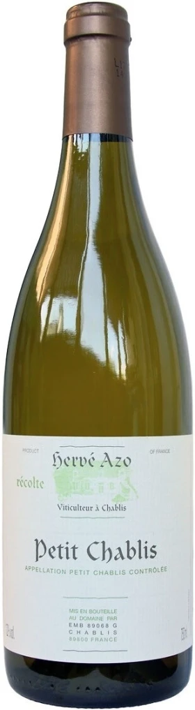 Вино Herve Azo, Petit Chablis AOC, 2010
