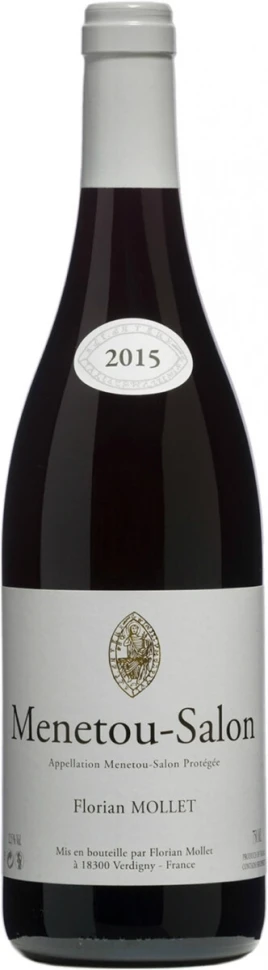 Вино Florian Mollet, Menetou-Salon Rouge AOC, 2015