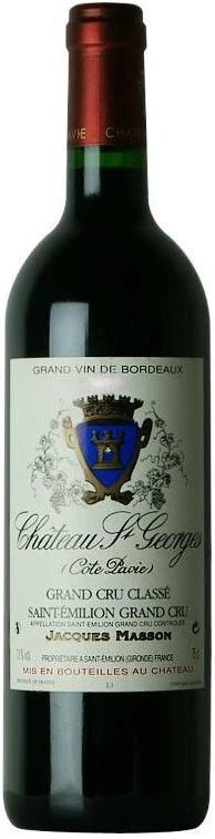 Вино Chateau Saint Georges (Cote Pavie), Saint-Emilion Grand Cru AOC, 1999