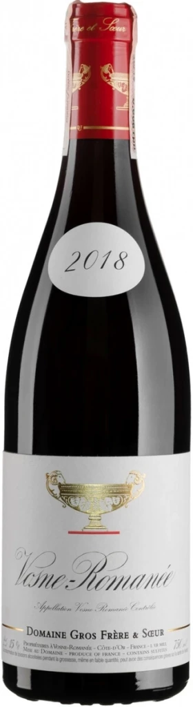 Вино Domaine Gros Frere et Soeur, Vosne-Romanee AOC, 2018