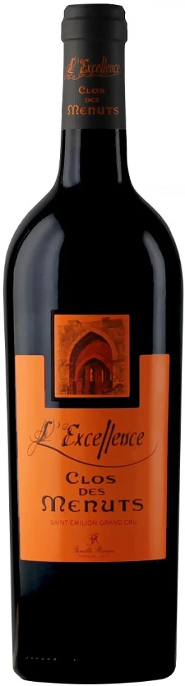 Вино Excellence Clos des Menuts, Saint-Emilion Grand Cru AOC, 2010