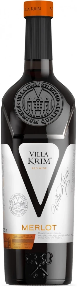 Вино Villa Krim Merlot, 0.75 л