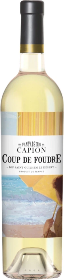Вино Les Fantaisies de Capion Coup de Foudre Blanc, Saint Guilhem le Desert IGP, 2016