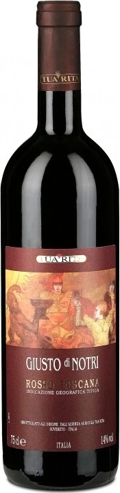 Вино Tua Rita, Giusto di Notri, Toscana IGT, 2004