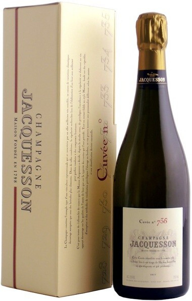 Шампанское Jacquesson Cuvee № 736 Brut gift box