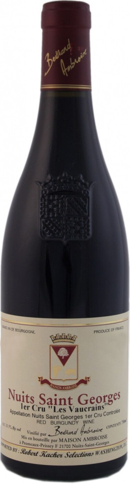 Вино Bertrand Ambroise Nuits Saint Georges Premier Cru Les Vaucrains AOC 2011