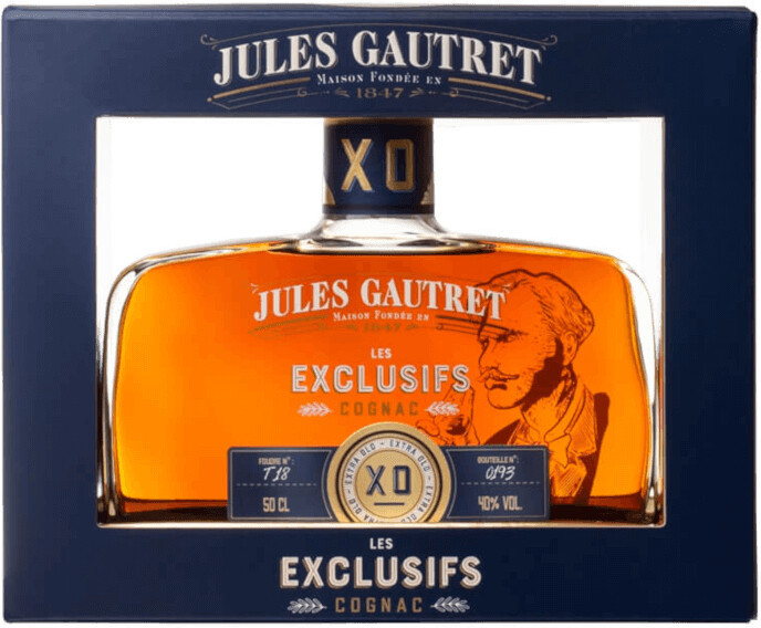 Коньяк Jules Gautret Les Exclusifs XO gift box 500 мл