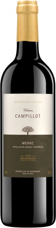 Вино Chateau Campillot, Medoc AOC, 2015