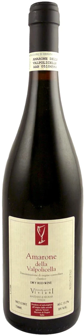 Вино Viviani, Amarone della Valpolicella Classico DOC, 2008