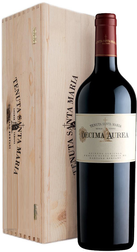 Вино Tenuta Santa Maria Decima Aurea Merlot Verona IGT 2015 wooden box 1500 мл