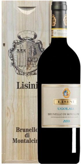 Вино Lisini Brunello di Montalcino Ugolaia 2015 wooden box 1500 мл