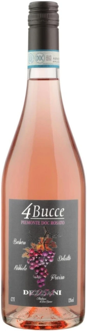Вино Dezzani, 4 Bucce Rosato, Piemonte DOC, 2021