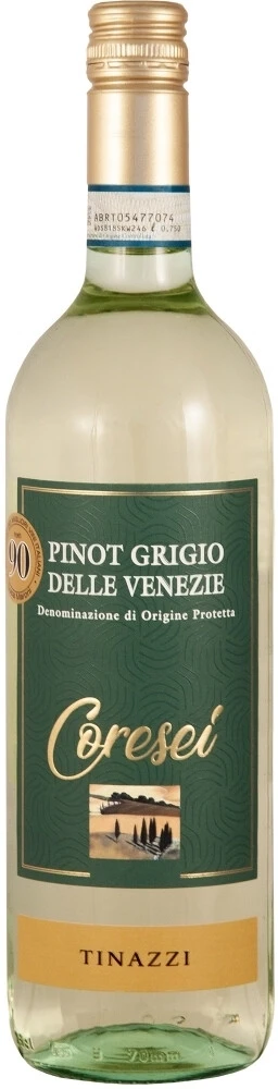 Вино Tinazzi, "Coresei" Pinot Grigio delle Venezie DOP, 2021