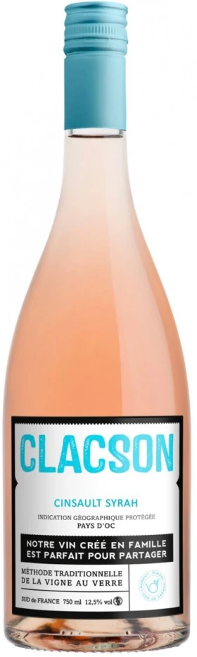 Вино Laurent Miquel, Clacson Cinsault-Syrah, Pays d'Oc IGP, 2019
