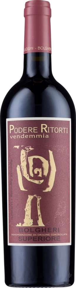 Вино I Luoghi, Podere Ritorti, Bolgheri Superiore DOC, 2014