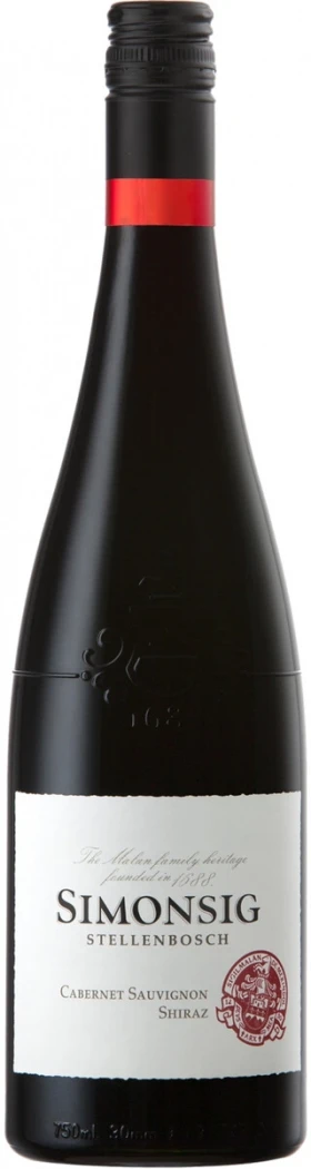 Вино Simonsig, Cabernet Sauvignon-Shiraz, 2020