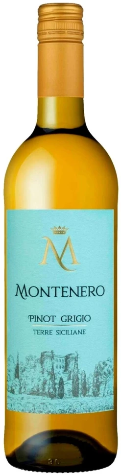 Вино Montenero Pinot Grigio, Terre Siciliane IGT, 2022