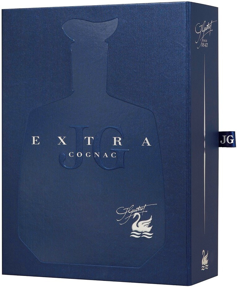 Коньяк Jules Gautret Extra Swan Silver gift box 700 мл