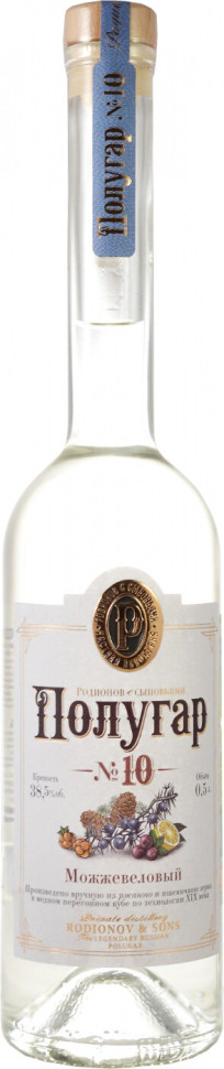 Водка Polugar №10 Juniper 1500 мл