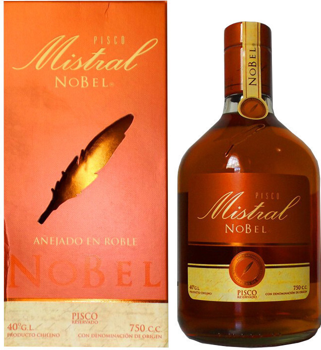 Водка Pisco Mistral Nobel gift box 750 мл