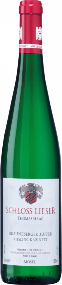 Вино Schloss Lieser, Brauneberger Juffer Riesling Kabinett, 2020