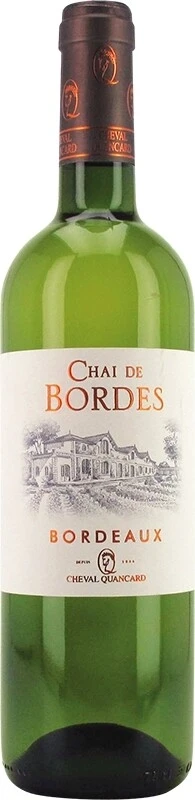 Вино Chai de Bordes Blanc, Bordeaux AOC, 2015